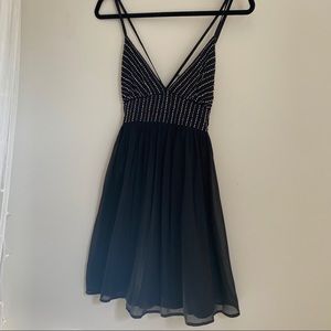 Little Black Dress with Embellished Bust (NEW)